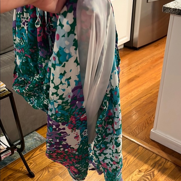 Rails Green/Pink Spring Floral Dress - Picture 6 of 8